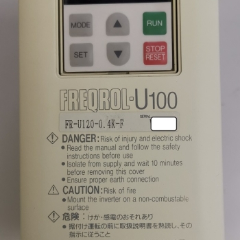 MITSUBISHI INVERTER FR-U120-0.4K-F