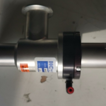 NOR-CAL PNEUMATIC ISOLATION ANGLE VACUUM VALVE ESVP-1502-NW