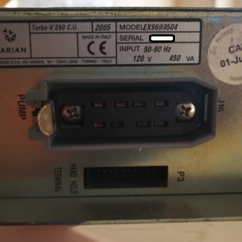 VARIAN TURBO PUMP CONTROLLER EX9699504