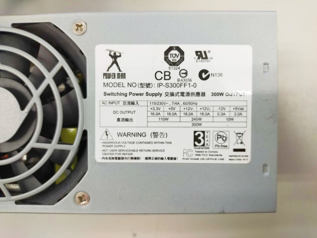 MIDTY Power Man TFX 300W IP-S300FF1-0 Switching Power Supply - Foto 6